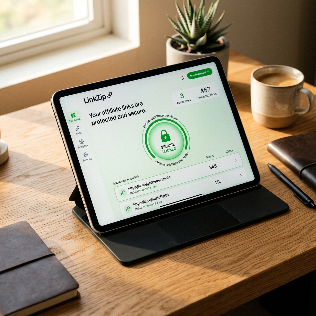 Tablet showing commission security charts